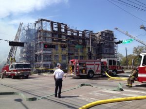 Fire Damages Montrose Area Building