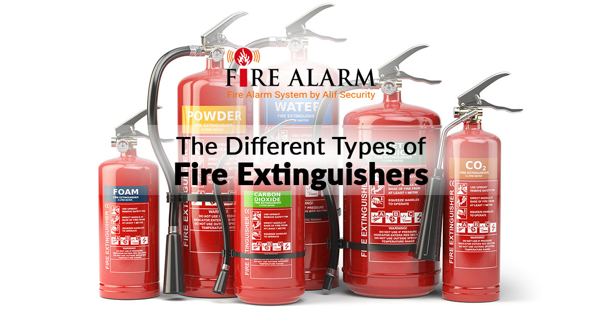 Different Types Fire Extinguishers