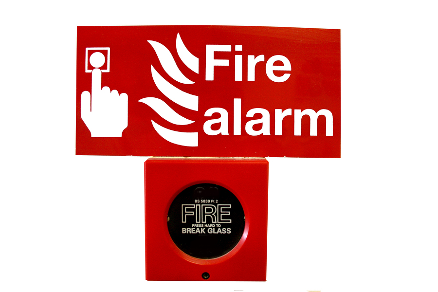 fire alarm button