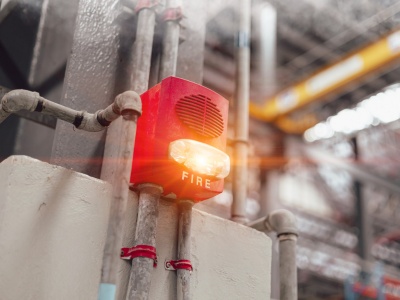 Fire alarm fire detector in manufacturing facilities