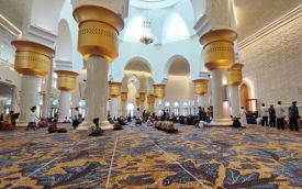 Fire alarm system installed inside a masjid